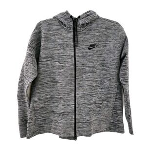 Nike Tech Women's Jacket Sportswear Knit Jacket Color Gray Size Medium‎